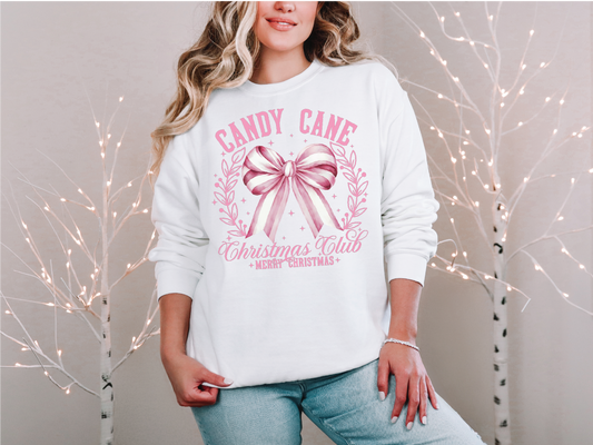 Candy cane Christmas club | 50/50 Cotton Poly | UNISEX | Sweatshirt