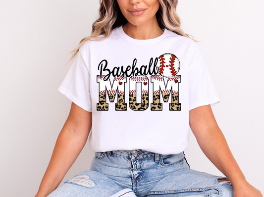 Baseball mom T-shirt | 50/50 Cotton Poly | UNISEX | T-shirt