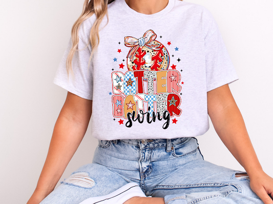 Batter batter swing Baseball T-shirt | 50/50 Cotton Poly | UNISEX | T-shirt
