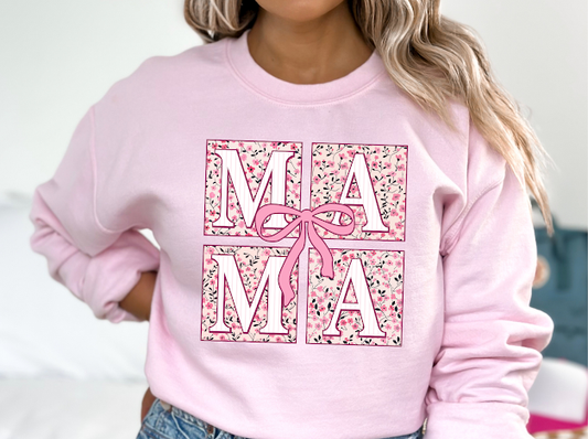 Pink mama crew neck | 50/50 Cotton Poly | UNISEX | Sweatshirt