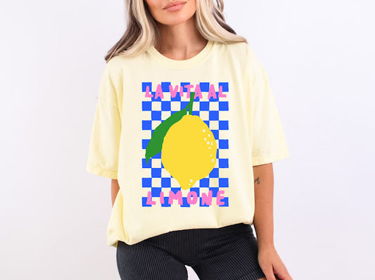La Vita Al Limone T-shirt 🍋| 50/50 Cotton Poly | UNISEX | T-shirt