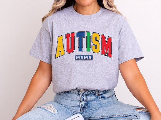 Autism mama T-shirt | 50/50 Cotton Poly | UNISEX | T-shirt