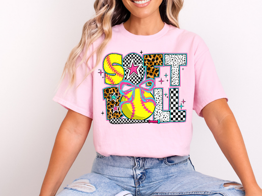 Softball tshirt  | 50/50 Cotton Poly | UNISEX | T-shirt
