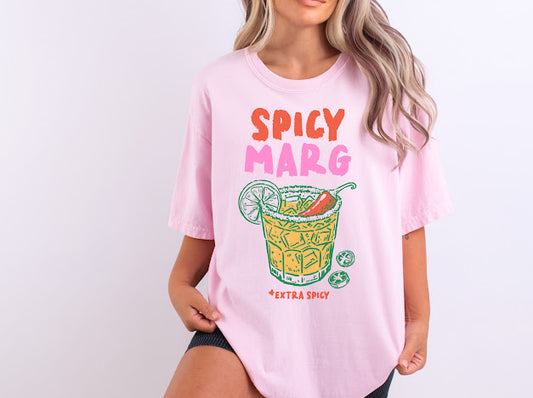 Spicy marg 🌶️| 50/50 Cotton Poly | UNISEX | T-shirt