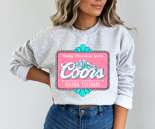 Coors golden Colorado crew neck | 50/50 Cotton Poly | UNISEX | Sweatshirt