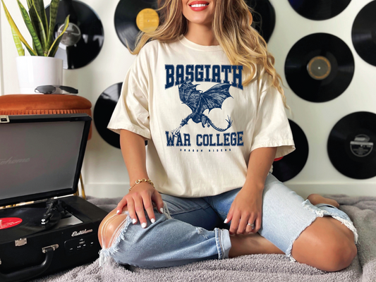 Basgiath War College  | 100% Cotton | UNISEX | T-shirt | Comfort Color