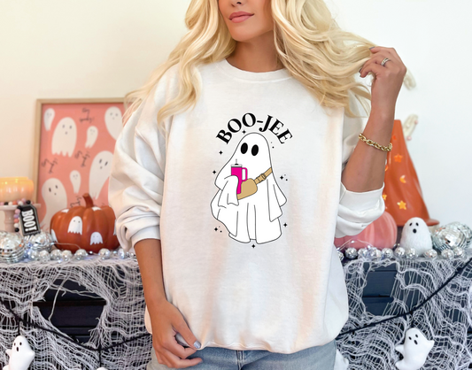 BOO-JEE Ghost | 50/50 Cotton Poly | UNISEX | SWEATSHIRT