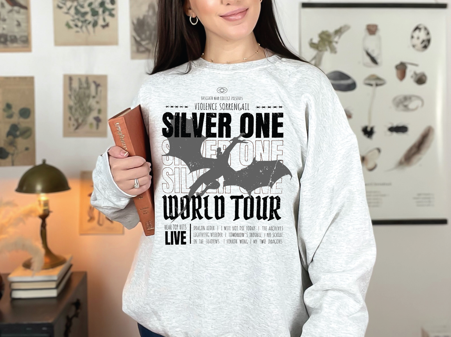 Silver One | 50/50 Cotton Poly | UNISEX | SWEATSHIRT