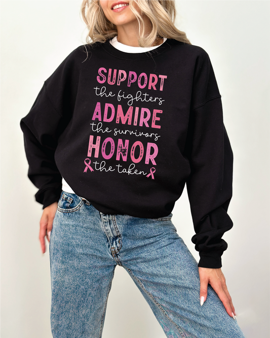 Breast Cancer Awareness | 50/50 Cotton Poly | UNISEX