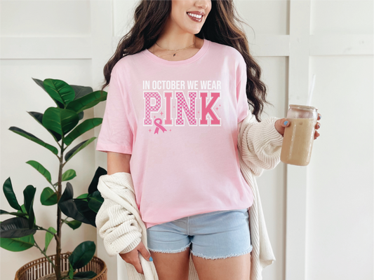 Breast Cancer Awareness | 50/50 Cotton Poly | UNISEX