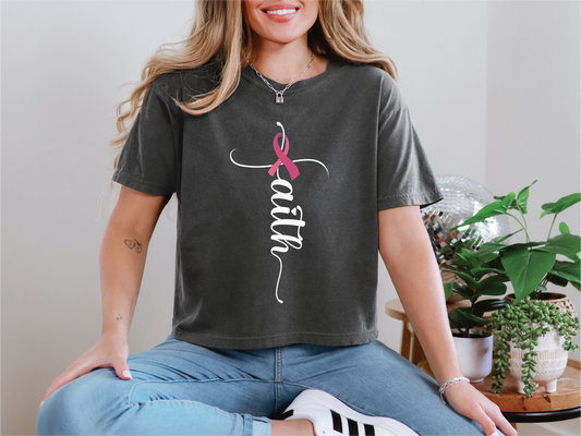 Breast Cancer Awareness | 50/50 Cotton Poly | UNISEX
