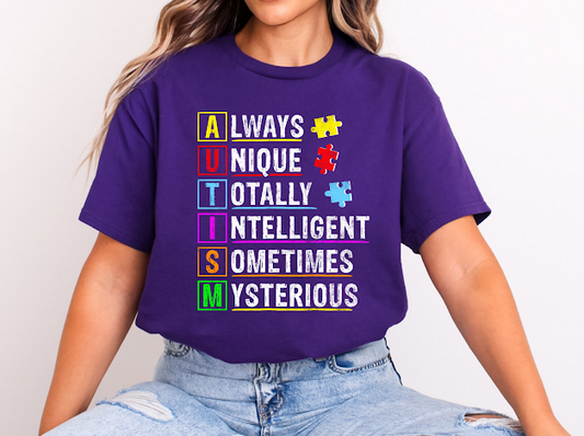 Autism awareness T-shirt | 50/50 Cotton Poly | UNISEX | T-shirt