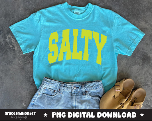 Salty | Comfort Color | Graphic Tee