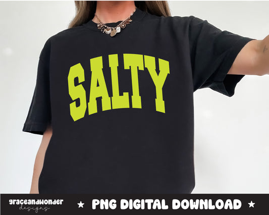 Salty | Comfort Color | Graphic Tee