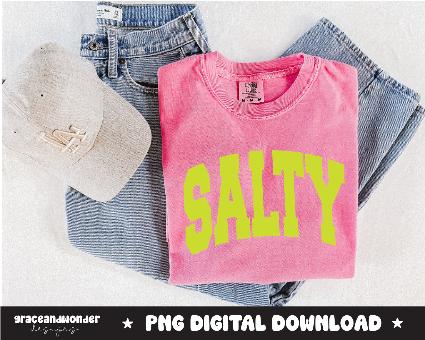 Salty | Comfort Color | Graphic Tee