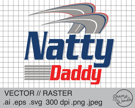 Natty Daddy | Digital Download | .PNG |SVG| Sublimated | Vinyl