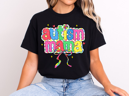 Autism mama T-shirt | 50/50 Cotton Poly | UNISEX | T-shirt