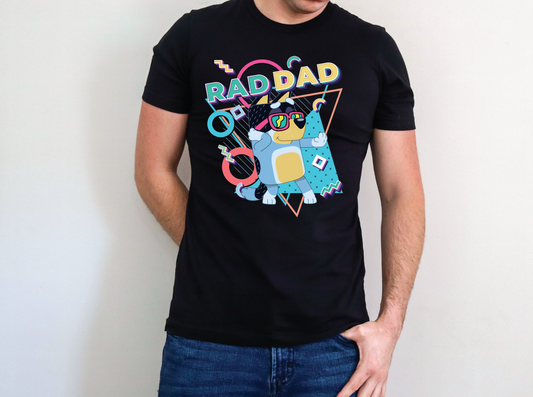 Rad Dad Bluey | 50/50 Cotton Poly | UNISEX | T-shirt