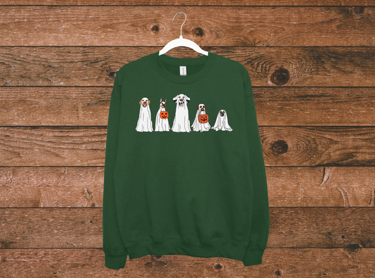 Ghost Dog Sweatshirt | 50/50 Cotton Poly | UNISEX