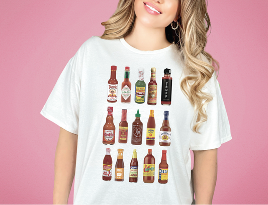 Hot Sauce  | 100% Cotton | UNISEX | T-shirt | Comfort Color