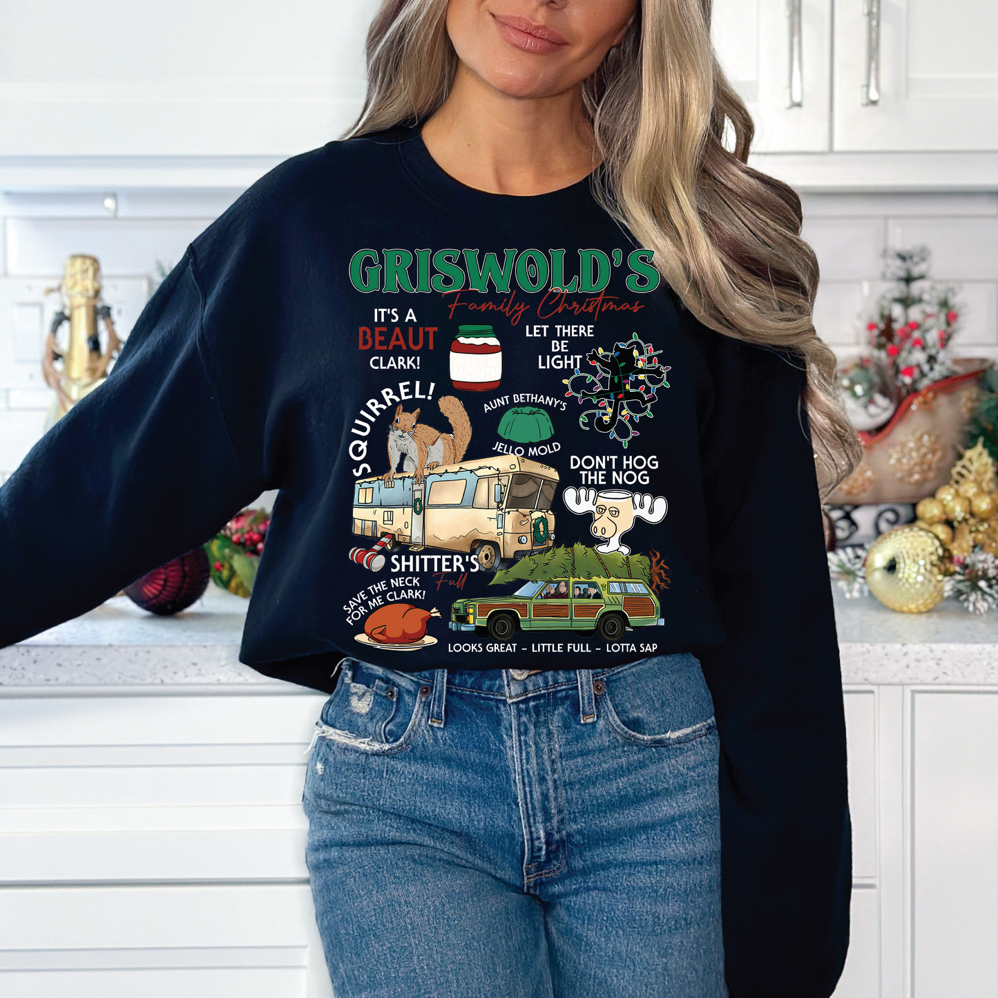 Griswold family Christmas | 50/50 Cotton Poly | UNISEX | Sweatshirt