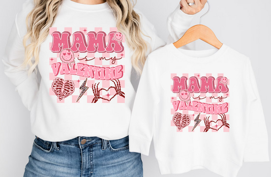 Mama Mini Valentines Day | 50/50 Cotton Poly | UNISEX | Sweatshirt