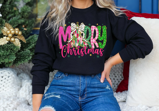Merry Christmas | 50/50 Cotton Poly | UNISEX | Sweatshirt