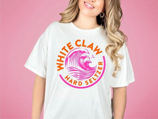 White Claw Peachy  | 100% Cotton | UNISEX | T-shirt | Comfort Color