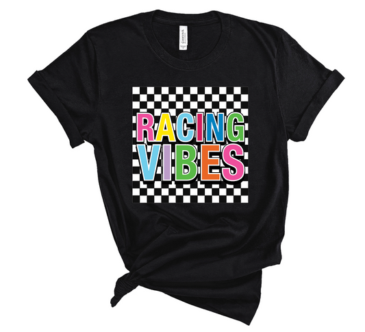 Racing Vibes | Softstyle T-shirt | 100% Pre Shrunk Cotton | UNISEX