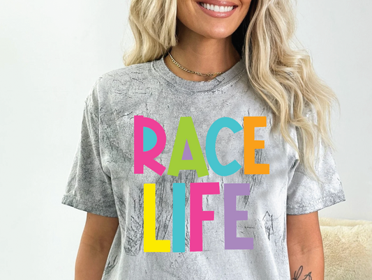 Race Life | Softstyle T-shirt | 100% Pre Shrunk Cotton | UNISEX