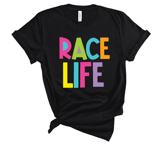 Race Life | Softstyle T-shirt | 100% Pre Shrunk Cotton | UNISEX