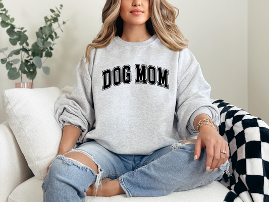 DOG MOM | 50/50 Cotton Poly | UNISEX | Sweatshirt