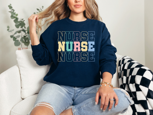 Nurse Ripple | 50/50 Cotton Poly | UNISEX | Sweatshirt