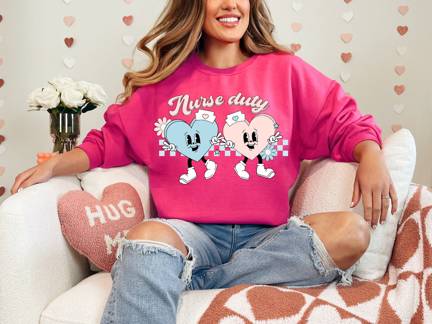 Nurse Duty | 50/50 Cotton Poly | UNISEX | Sweatshirt