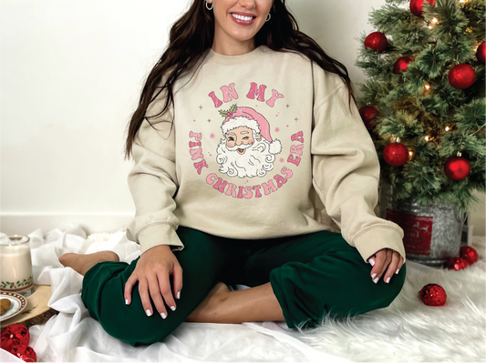 In my Pink Christmas Era | 50/50 Cotton Poly | UNISEX | Sweatshirt