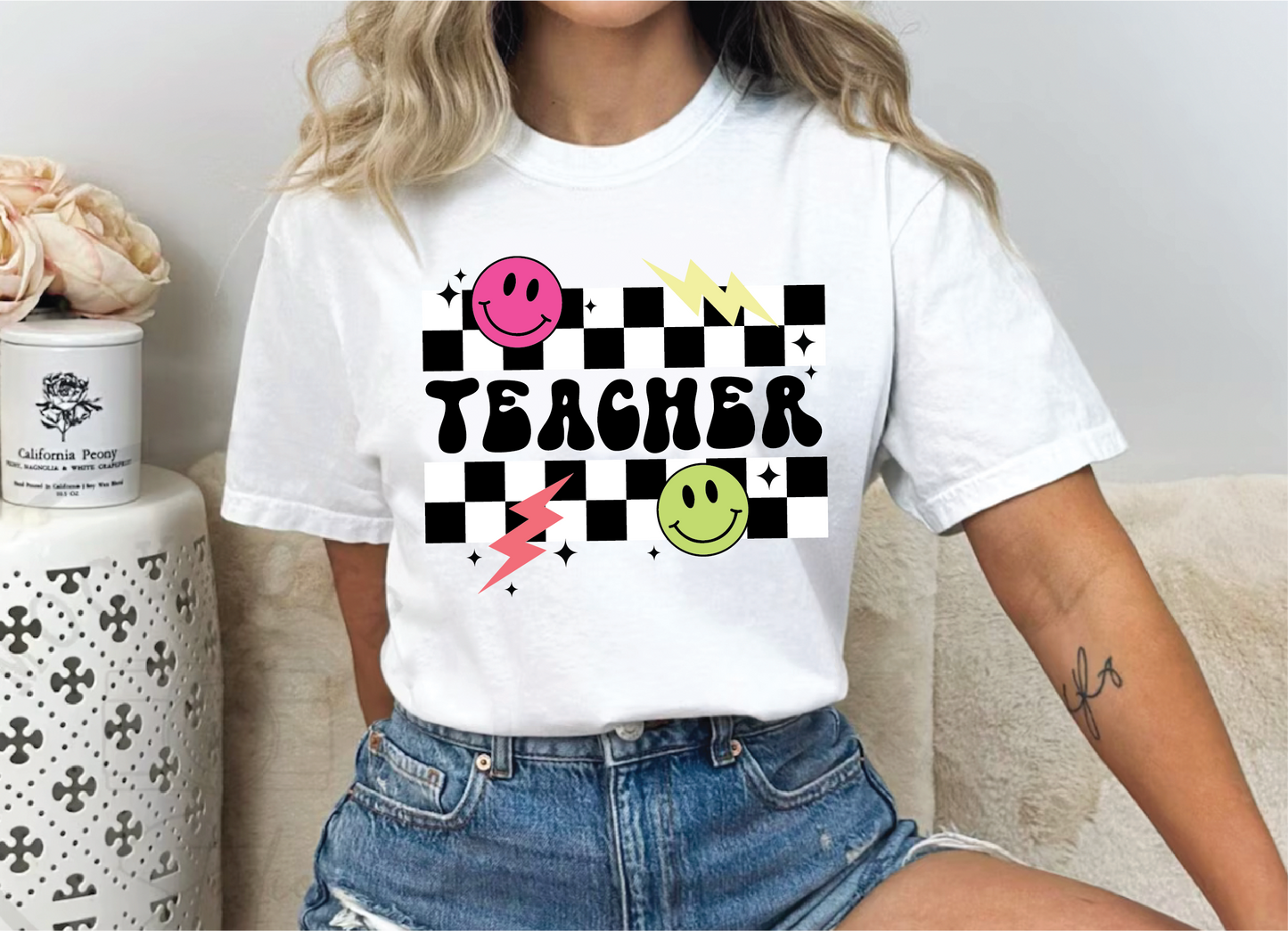 Teacher | Comfort Color T-shirt | 100% Pre Shrunk Cotton | UNISEX