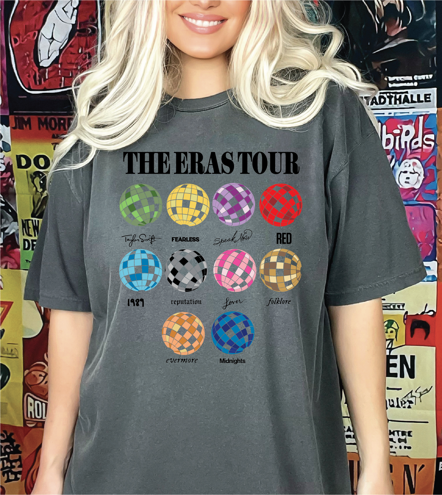 Taylor Swift Eras Disco  | 100% Cotton | UNISEX | T-shirt | Comfort Colors