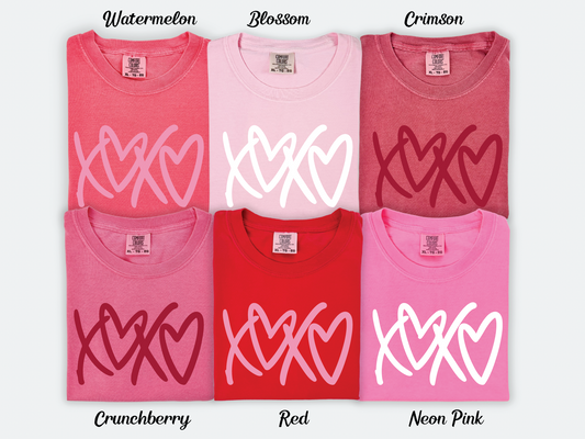 XOXO  | 100% Cotton | UNISEX | T-shirt | Comfort Color