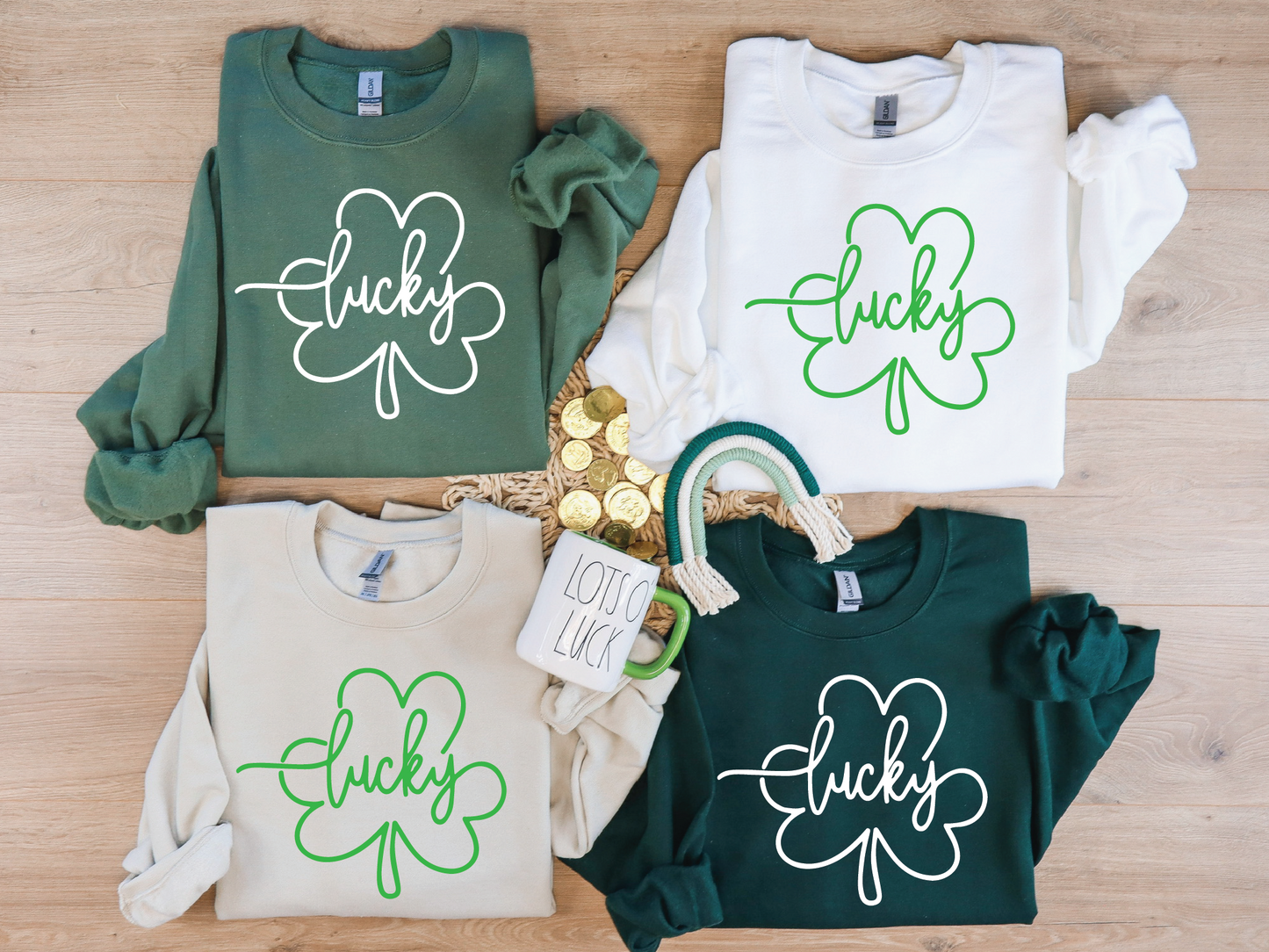 Lucky | 50/50 Cotton Poly | UNISEX | Sweatshirt