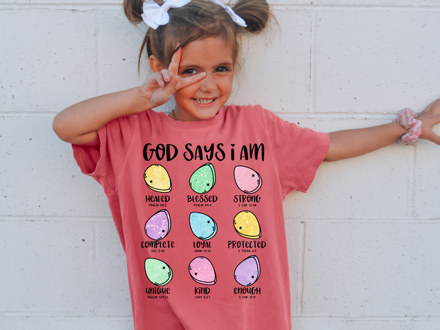 God Says I Am| 50/50 Cotton Poly | UNISEX | T-shirt