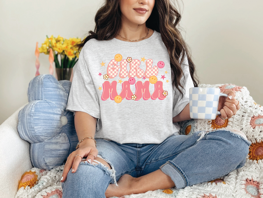 Girl Mama 50/50 Cotton Poly Blend  Unisex Full Front Print