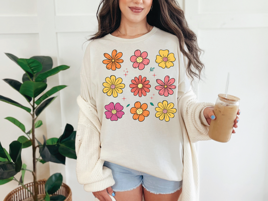 Spring Flowers | 50/50 Cotton Poly | UNISEX | T-shirt