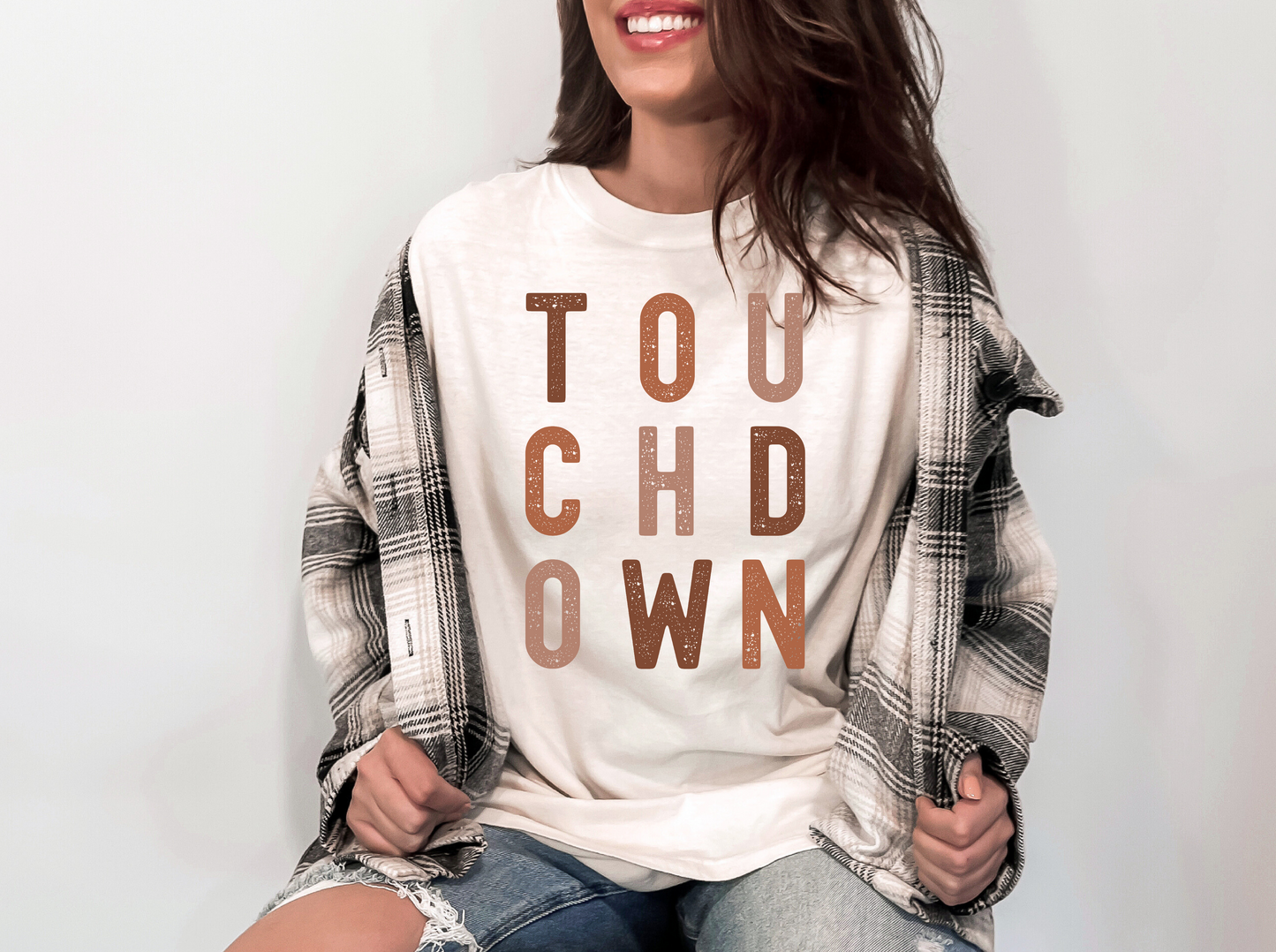 TOUCHDOWN | 100% Cotton | UNISEX | T-shirt | Comfort Color