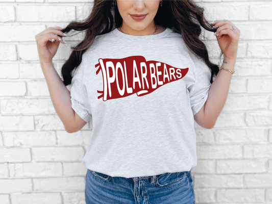 Polar Bear Flag | 50/50 Cotton Poly | UNISEX | T-shirt