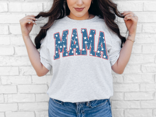 MAMA 50/50 Cotton Poly Blend  Unisex Full Front Print