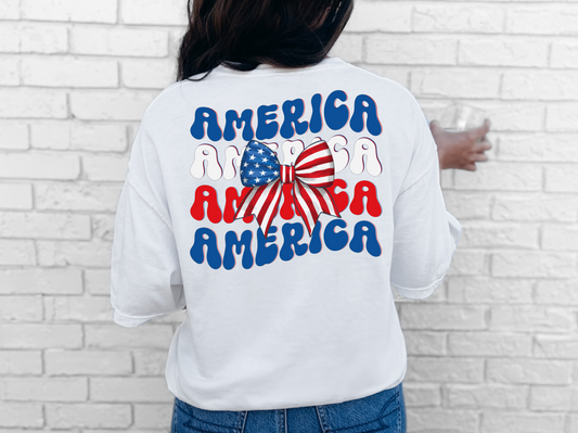 America | 50/50 Cotton Poly | UNISEX | T-shirt