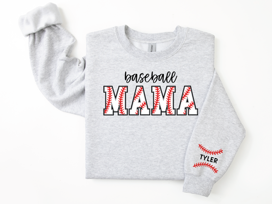 Baseball/Softball MAMA | 50/50 Cotton Poly | UNISEX | Sweatshirt