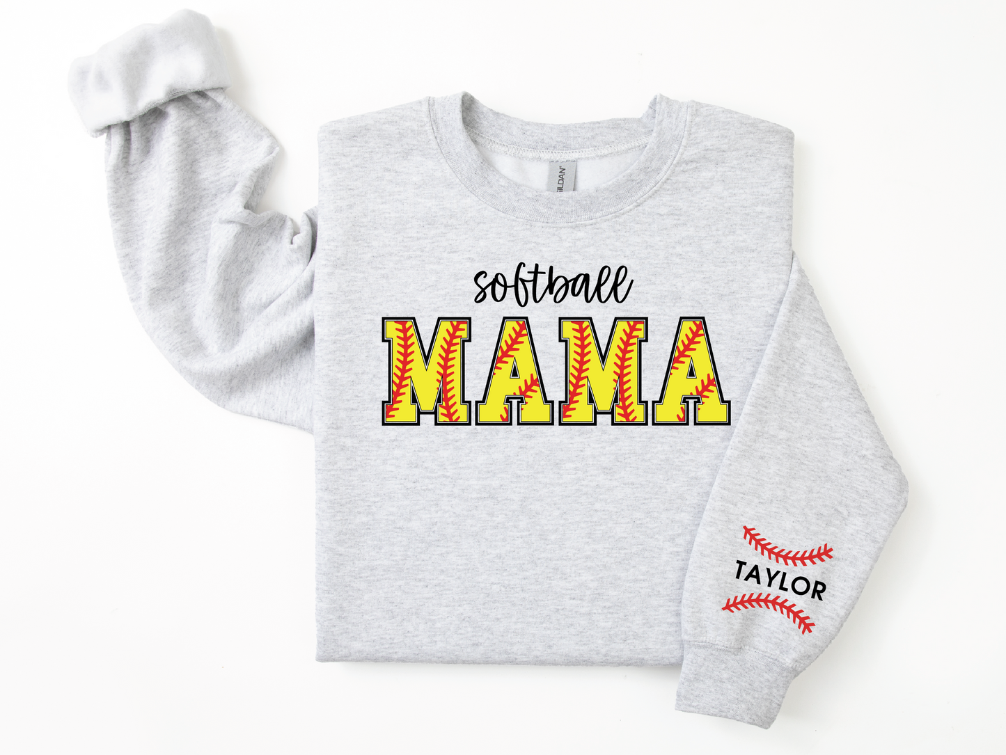 Baseball/Softball MAMA | 50/50 Cotton Poly | UNISEX | Sweatshirt