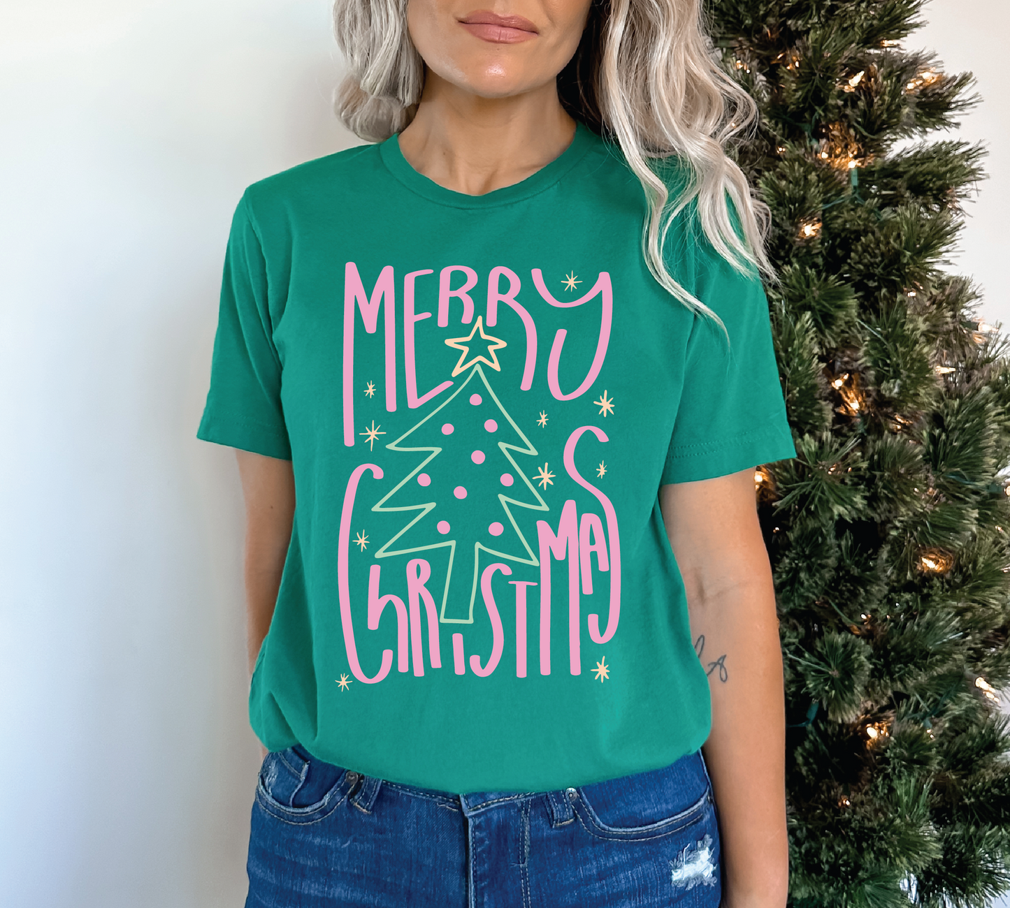 Merry Christmas | 50/50 Cotton Poly | UNISEX | T-shirt