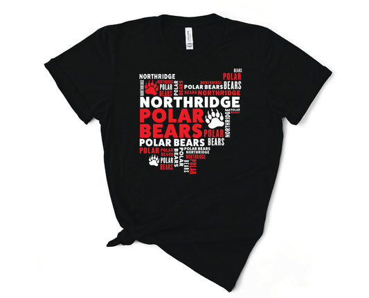 Northridge Ohio Shirt | Tri-Blend | T-shirt | Unisex Full Front Print